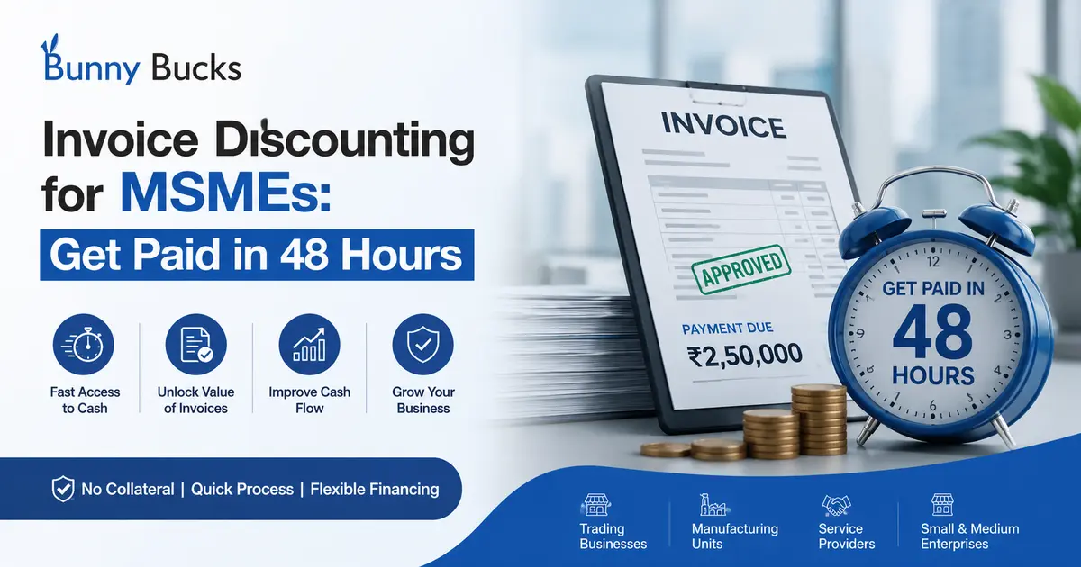 Invoice Discounting for MSMEs: Get Paid in 48 Hours
